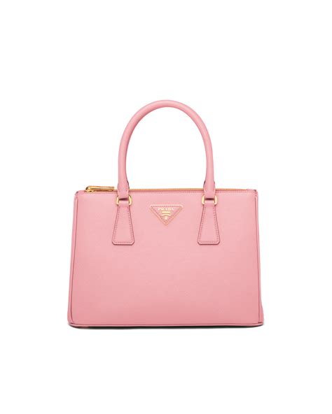 Petal Pink Prada Galleria Saffiano leather medium bag 